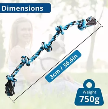 Dog Rope Toy for Strong & Aggressive Chewers